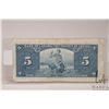 Image 3 : 1937 Canadian $5 bank note