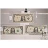 Image 1 : Three USA $1 bank notes including two blue seal 1957 and a green seal 2006