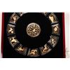 Image 3 : Boxed Chinese 24kt gold plated lunar medallions