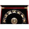 Image 4 : Boxed Chinese 24kt gold plated lunar medallions