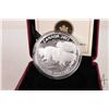 Image 2 : 2013 Royal Canadian Mint .999 fine silver one hundred dollar coin "The Bison Stampede"
