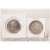 Image 3 : Two Canadian silver dollars including 1952 and 1965