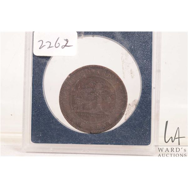 Princess Edward Island 1871 large penny