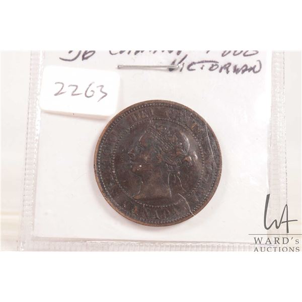 Canadian 1888 large penny
