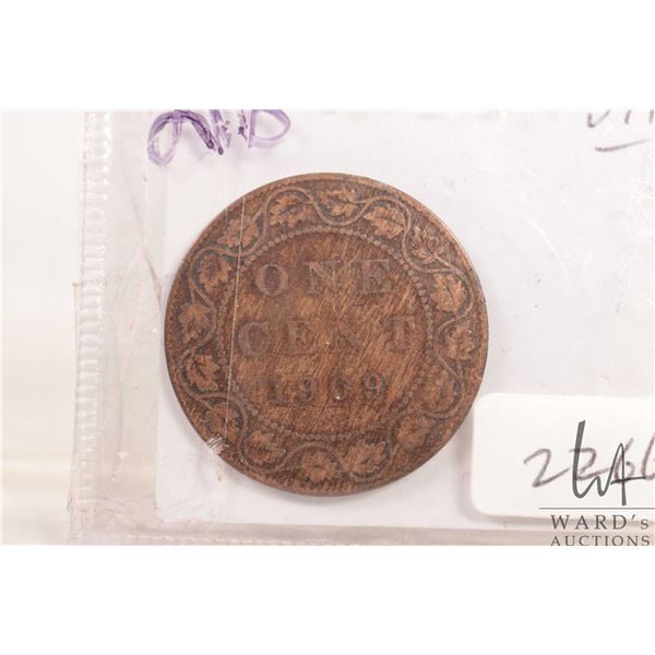 Canadian 1909 large penny