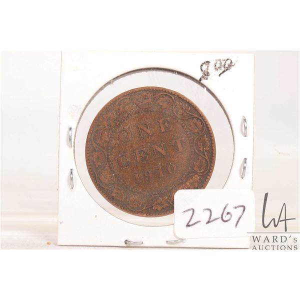 Canadian 1910 large penny