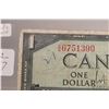 Image 2 : 1954 Devil's face Canadian one dollar bill