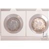Image 2 : Two Canadian fifty cent coins, 1937 and 1943