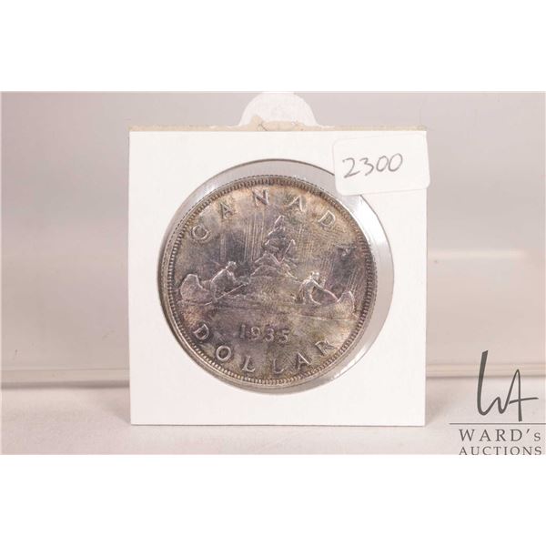 1935 Canadian silver dollar
