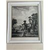 Image 2 : Framed Equestrian Engraving   Riders in Conversation   15"   17"