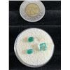Image 2 : Trio of Natural Emerald Gemstones   Mixed Cuts