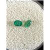 Image 4 : Trio of Emerald Gemstone Pairs   Oval Cut Sets