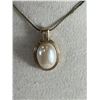 Image 13 : Collection of Gold Tone Necklaces with Pearl and Pendant Accents