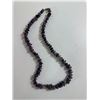 Image 1 : Natural Amethyst Chip Bead Necklace