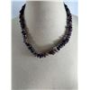 Image 2 : Natural Amethyst Chip Bead Necklace