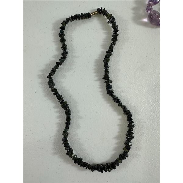 Vintage Amazonite Chip Bead Necklace