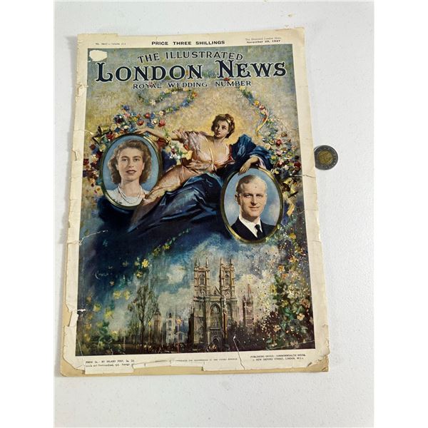The Illustrated London News Royal Wedding Number   Princess Elizabeth & Philip Mountbatten (1947)