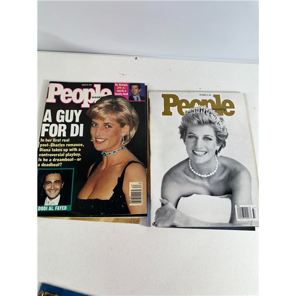 Princess Diana People Magazine Pair   August & September 1997 Issues