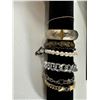 Image 3 : Lot of 7 Vintage & Modern Bracelets – Mixed Metals and Styles