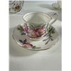 Image 6 : Five Teacup & Saucer Duos with Square Dessert Plate   Mixed Makers