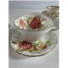 Image 6 : Six Assorted Vintage Teacup & Saucer Duos