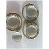 Image 2 : Limoges Three Teacup/Saucer Duos with Oval Platter