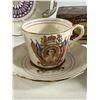 Image 5 : Royal Commemorative Lot   QEII Mugs, Saucers & 1937 Coronation Tin