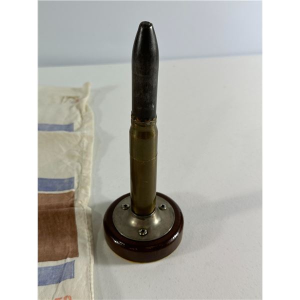 Bullet Lighter & Vintage Five Roses  Flour Sack