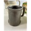Image 8 : Assorted Pitcher/Box/Pewter Mug & Opaline Globe Shade   Lot of 4