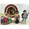 Image 1 : Figurines & 'Night Watch' Plate with Toby 'Style Characters   Mixed Lot