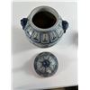 Image 3 : Blue and White Asian Ceramic Jar with Dragon Motif, possible Dragon & Foo Dog Ginger Jar