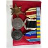 Image 1 : Group of Three Military Medals   WWII & Korean War Era