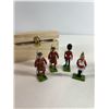 Image 1 : Set of 4 Vintage Lead British Soldier Figures – Hand Painted