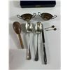 Image 4 : Assorted Silver Utensils with Wooden kitchen tool – 7 Pieces