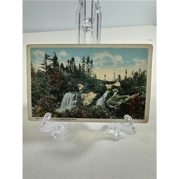 Antique Postcard   Twin Falls, Topsail, Newfoundland