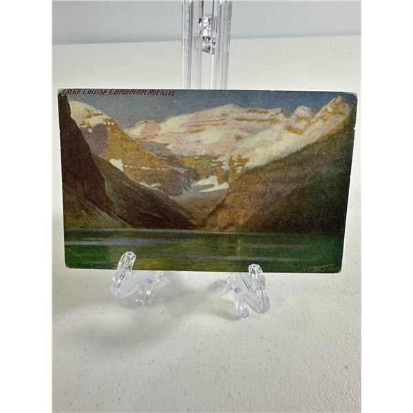Antique Postcard   Lake Louise, Canadian Rockies