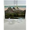 Image 1 : Antique Postcard   The Three Sisters, Canmore, Canadian Rockies (C.P.R. Line)