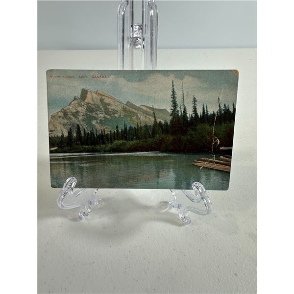 Antique Postcard   Mount Rundle, Banff, Canada