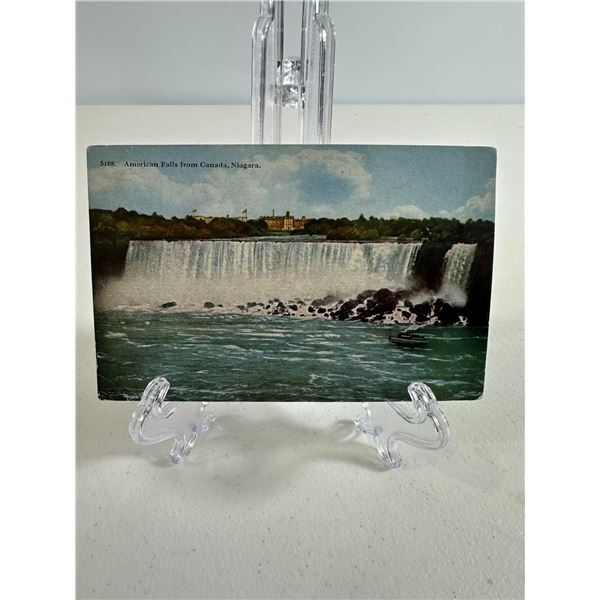 Antique Postcard   American Falls from Canada, Niagara (No. 5108)