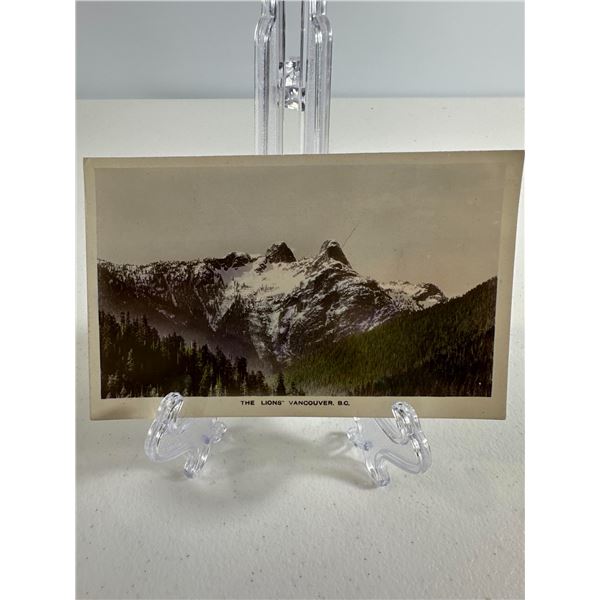 Antique Postcard   The Lions, Vancouver B.C.