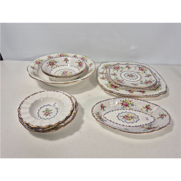Royal Albert “Petit Point” Vintage English China Dinnerware Set