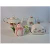Image 1 : Assorted Floral Teapots and Covered Dish