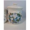 Image 4 : Blue Heart Pattern Kitchen Canister Set