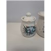 Image 5 : Blue Heart Pattern Kitchen Canister Set