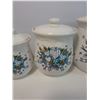 Image 7 : Blue Heart Pattern Kitchen Canister Set