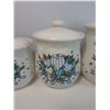 Image 8 : Blue Heart Pattern Kitchen Canister Set