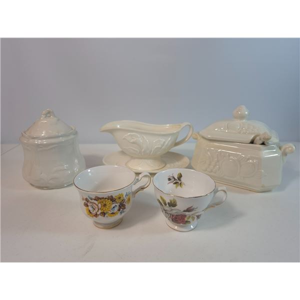Mixed White Ceramic Serving Lot