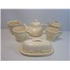 Image 1 : Cream Stoneware Serving & Tableware Lot