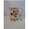 Image 8 : Vintage Cream Ceramic Canister and Pitcher Lot