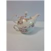 Image 11 : Floral Teapot Set with Vintage Glassware
